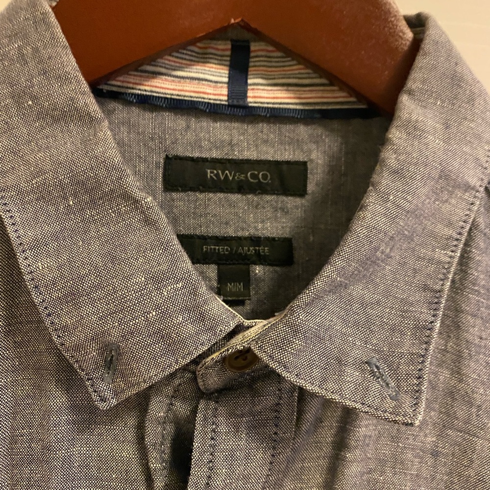 RW&Co linen button up - Picture 3 of 4